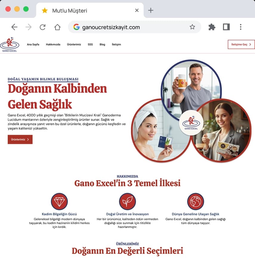 Gano Excel Referans Görseli