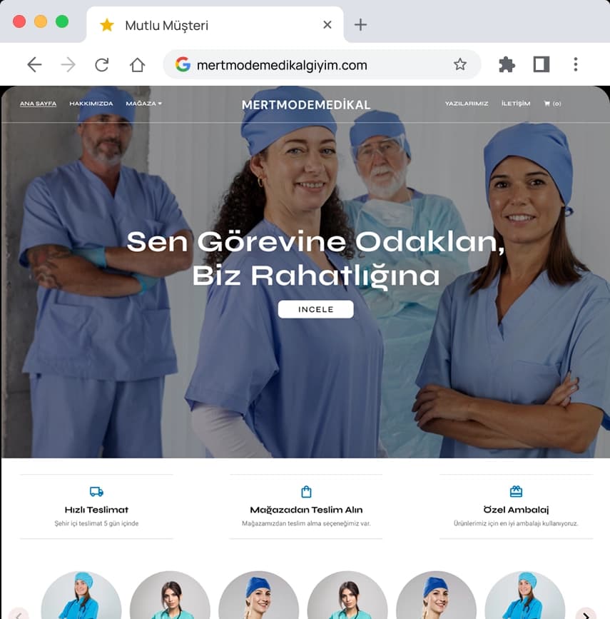 MertModeMedikal Referans Görseli