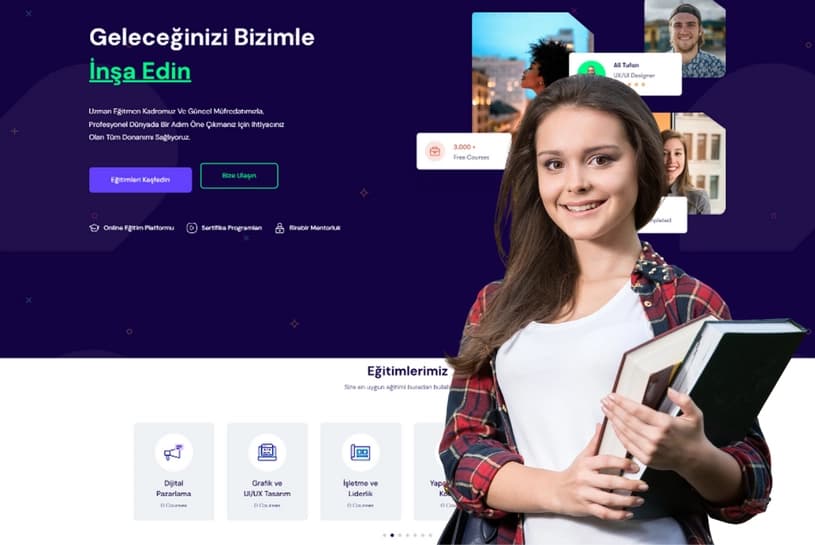 Eğitim Kurumu Web Sitesi