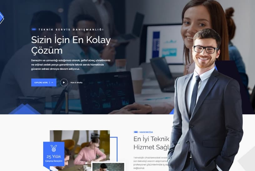 Teknik Servis Web Sitesi