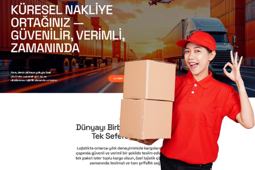 Lojistik Şirketi Web Sitesi
